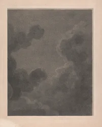 Westfenster der Kapelle, New College Oxford, Teil der Wolken aus der Geburtsszene