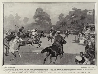 Prinz Heinrich von Preußens Besuch in Irland, Polo spielen im Phoenix Park