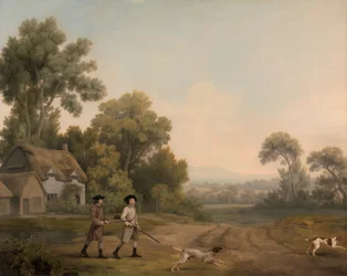 Zwei Herren beim Schießen, 1768