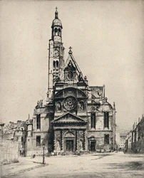 Kirche St. Étienne-du-Mont, 1915
