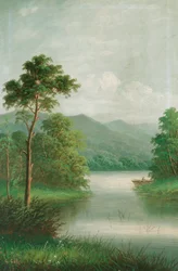 Boot auf dem Fluss, 1801