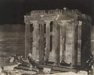 Tempel des Sieges ohne Flügel, kürzlich restauriert, 1848