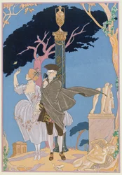 Gebrochene Herzen, gebrochene Statuen, Illustration für 