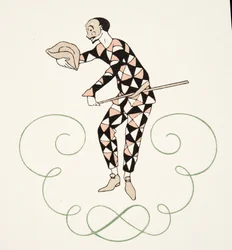 Pierrot, aus Personages de Comedie, veröffentlicht 1922