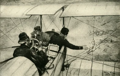 Der vierte Arm im Großen Krieg: Französische Luftaufklärer bei der Arbeit, Erster Weltkrieg, 1914-1918, ca. 1920