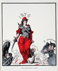 Dass das Volk wachsam sei!, aus Histoire de la Troisieme Republique, Band I, lHistoire Politique, veröffentlicht 1933