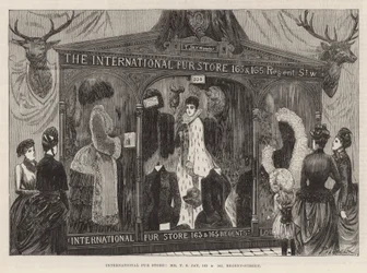 Die Internationale Gesundheitsausstellung: Internationales Pelzgeschäft