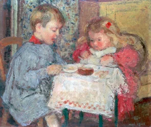 Die Puppen-Dinnerparty, 1905