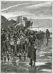 Le Torrent des rebelles - Illustration aus Han d’Islande, 19. Jahrhundert