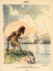 La Baionnette, Satirisch in Farben