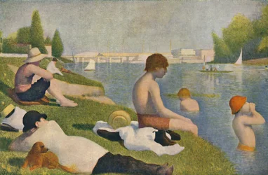 La Baignade, Badende in Asnières, 1884, 1937