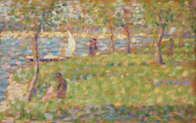 Studie für La Grande Jatte, 1884-1885