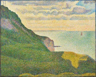 Meereslandschaft bei Port-en-Bessin, Normandie