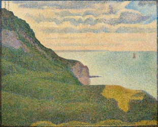 Meereslandschaft bei Port-en-Bessin, Normandie