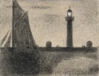 Der Leuchtturm in Honfleur, 1886