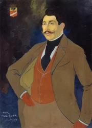 Porträt des Romanautors Paul Adam 1862-1920, ca. 1900
