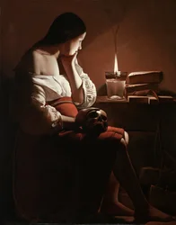Die Magdalena mit der rauchenden Flamme