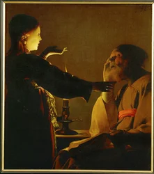 Der Engel erscheint dem Heiligen Josef