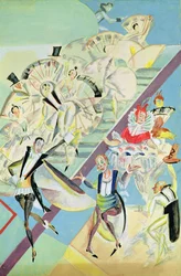Bühnenbild für die Operette 