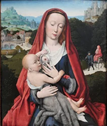 Maria mit dem Kind von Gerard David, 1490