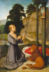 Der heilige Hieronymus in der Wildnis