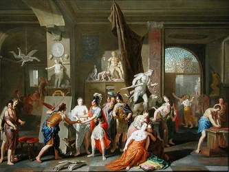 Apelles malt Campaspe