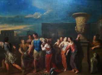 Szene aus der klassischen Antike