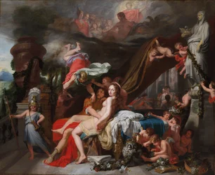 Hermes befiehlt Kalypso, Odysseus freizulassen