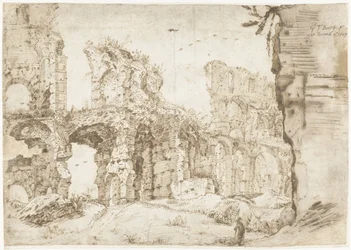 Ruinen des Kolosseums, Rom, von innen gesehen