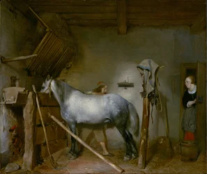 Pferd im Stall, ca. 1652-54