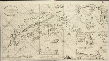 Inseln von St. Thomas und St. John, 1719