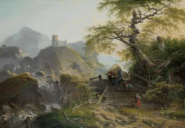 Gebirgige Landschaft bei Düsseldorf