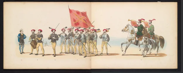 Maskerade der Leidener Studenten, 1855 (Tafel 12)