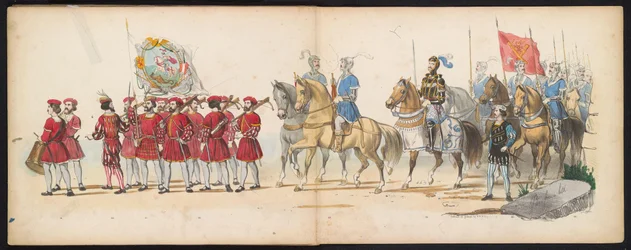 Maskerade der Leidener Studenten, 1855 (Tafel 14)