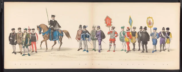 Maskerade der Leidener Studenten, 1875 (Platte 2)