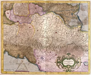 Romagna mit Parma, Italien (Gravur)
