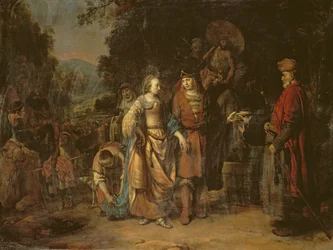 Isaak und Rebekka am Brunnen von Lahai-roi