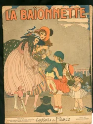 Cover von „La Baionnette“, Satirisch in Farben