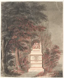 Georg Nielsens Grabmonument auf dem Assistens Friedhof