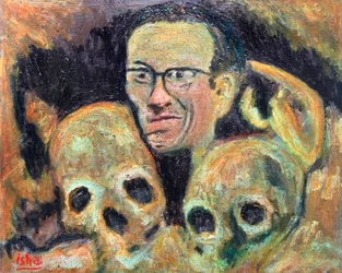 Krümelschädel (Hommage an R.Crumb), 2019