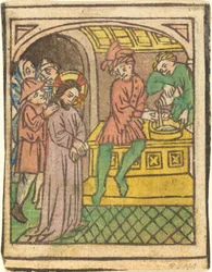 Pilatus wäscht seine Hände [Vorderseite]