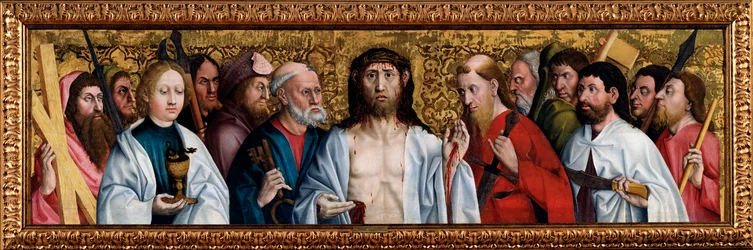Christus und die zwölf Apostel, zweite Hälfte des 15. Jahrhunderts