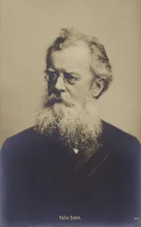 Felix Dahn (1834-1912), deutscher Jurist, Autor und Historiker