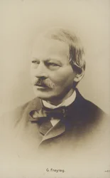 Gustav Freytag (1816-1895), deutscher Romanautor und Dramatiker