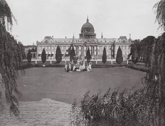 Potsdam, Stadtschloss und Neptunbrunnen