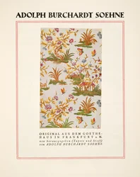 Werbung für Adolph Burchardt Söhne, aus Styl, veröffentlicht 1922