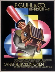 Werbung für den deutschen Kamerahersteller Offset. In „Gebrauchsgraphik“, einer deutschen Zeitung