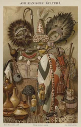 Afrikanische kulturelle Artefakte