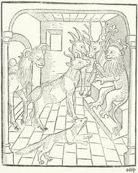 Eine Illustration aus dem Buch der Weisheit (Gravur)