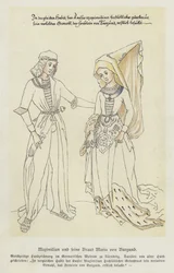 Erzherzog Maximilian von Österreich und seine Braut, Maria von Burgund